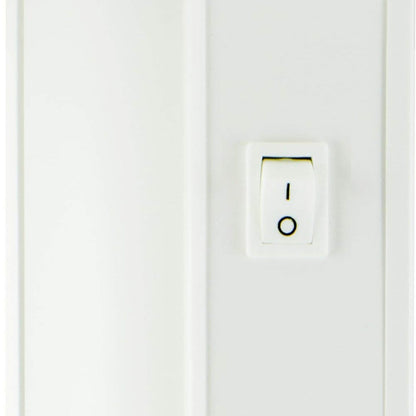 Enbrighten 12 in. Direct Wire LED Under Cabinet Light Fixture, White