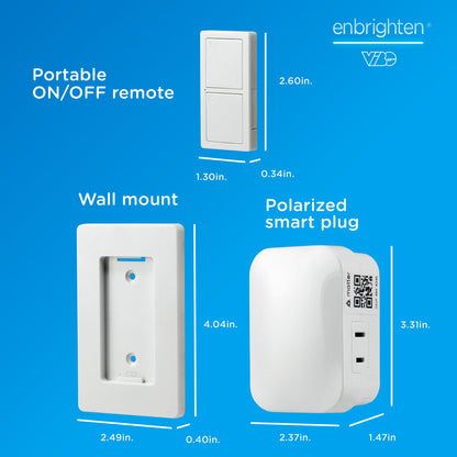 Enbrighten VIBE WiFi Matter Indoor Smart Plug