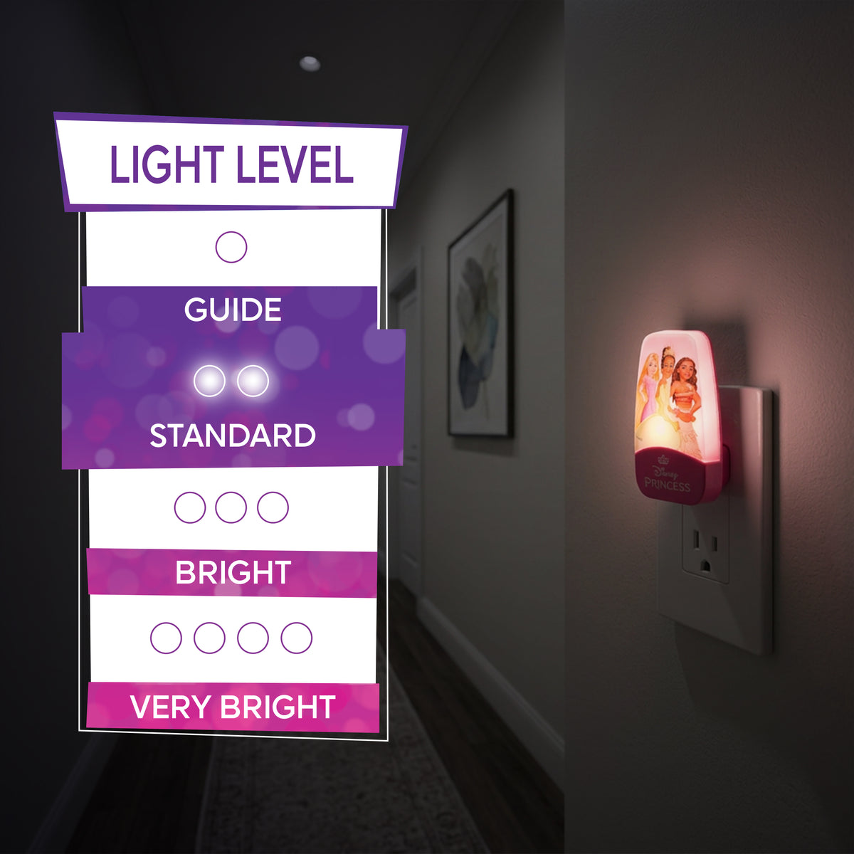 Disney Princess Light-Sensing Night Light