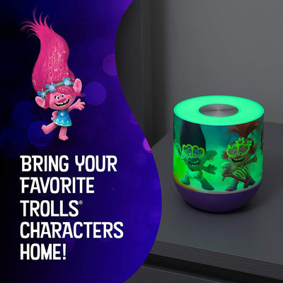 Universal Trolls World Tour Color Changing Tabletop LED Night Light, Purple