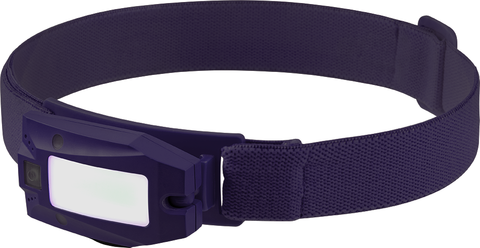 Enbrighten Motion-Sensing Rechargeable LED Headlamp, Purple