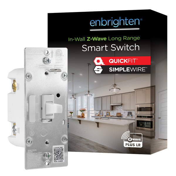 「✩」Brighte Enbrighten Z-Wave 800 Series In-Wall Toggle Smart Switch