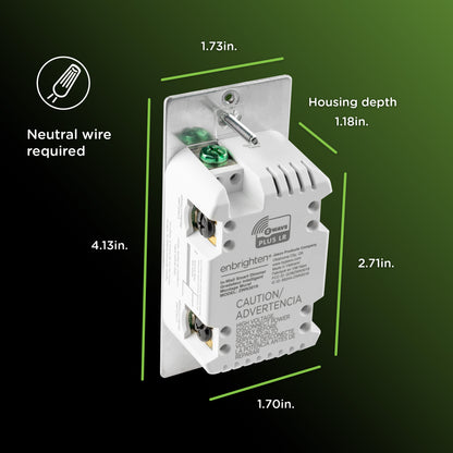 Enbrighten 800 Series Z-Wave Toggle Dimmer