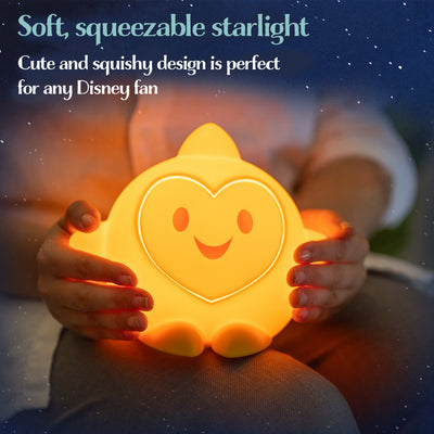 Disney WISH Star Squishy Dimmable Tabletop LED Night Light, Yellow