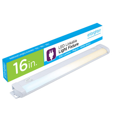 Enbrighten 16in. LED Light Fixture with White Select