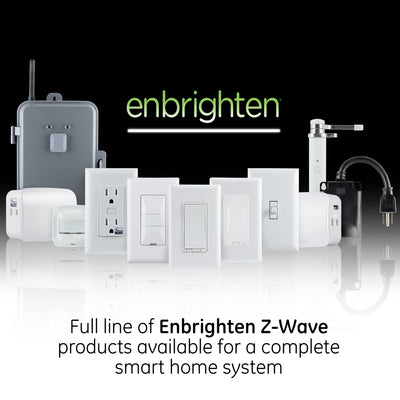 Enbrighten Z-Wave In-Wall Smart Toggle Switch With QuickFit™ And SimpleWire™, 24 Pack, Light Almond