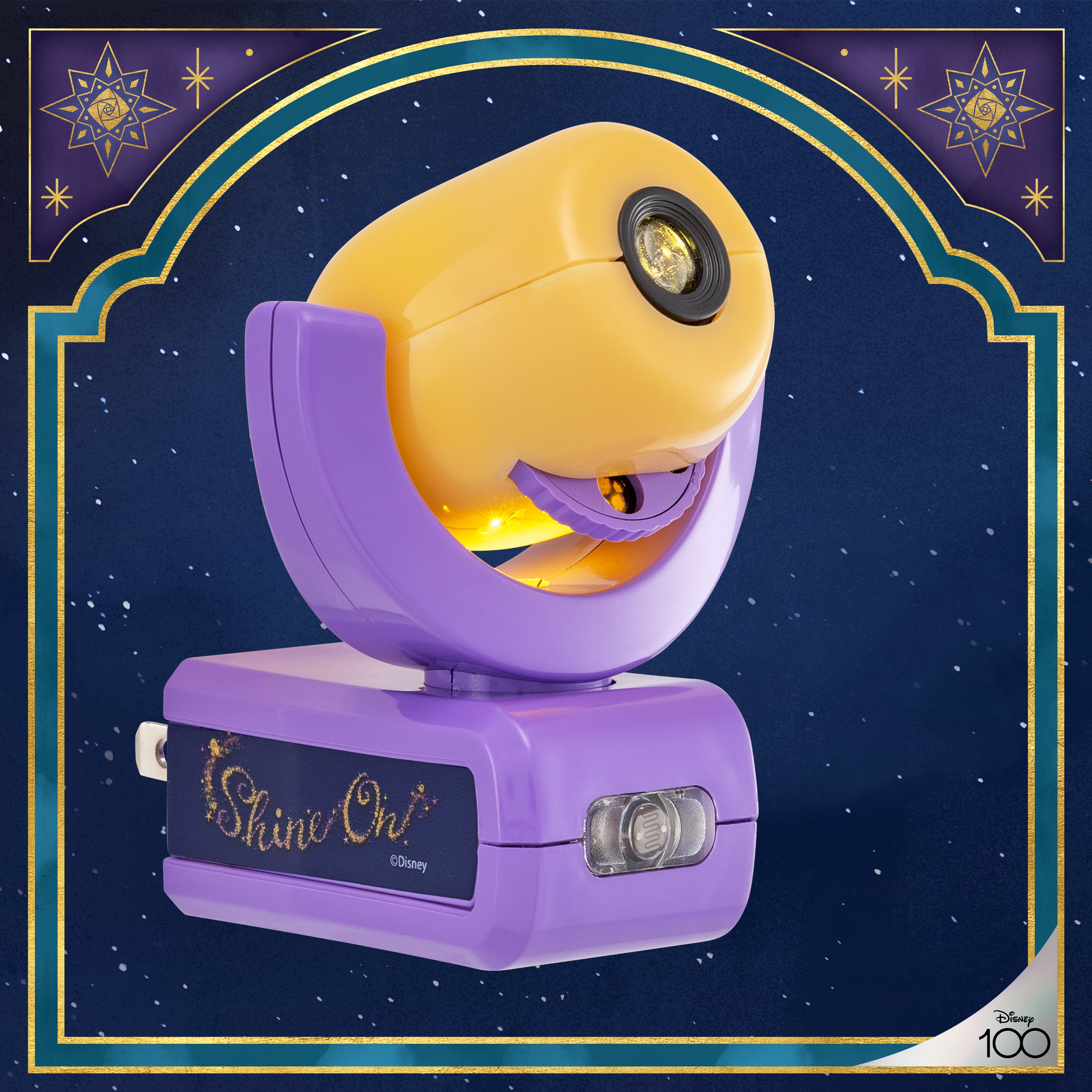 Projectables Disney WISH LED Night Light, Purple