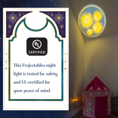 Projectables Disney WISH LED Night Light, Purple