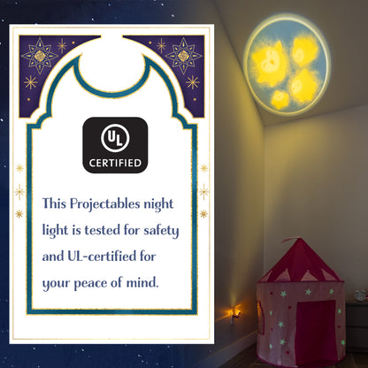 Projectables Disney WISH LED Night Light, Purple