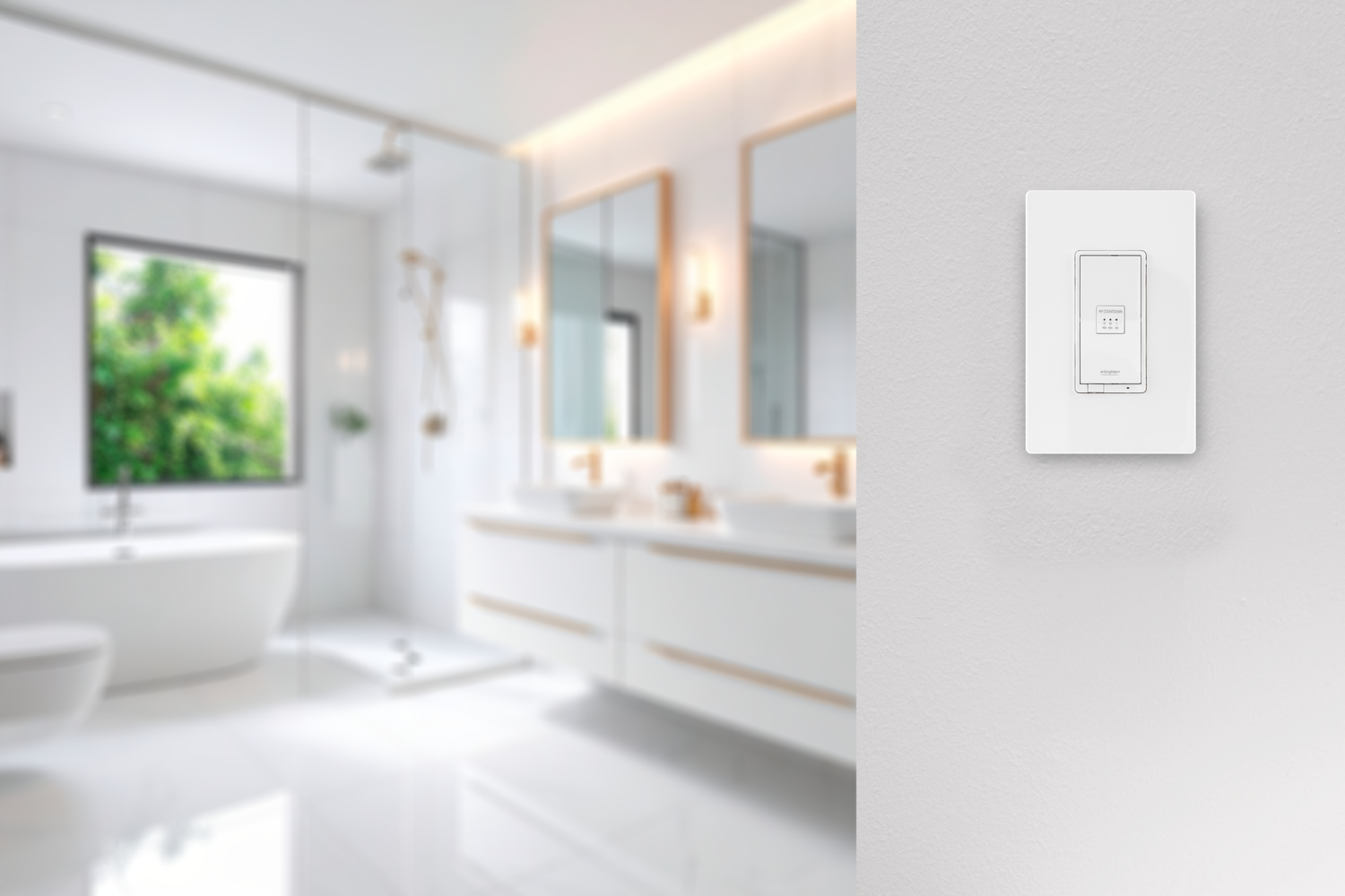 Enbrighten Pro In-Wall Wi-Fi Matter Countdown Smart Switch