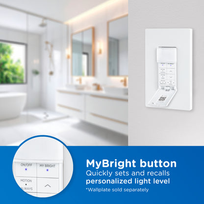 Enbrighten Pro Smart Dimmer Light Switch, Matter, Door, Motion, MyBright