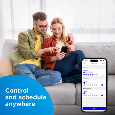 Enbrighten Vibe Indoor Dual-Outlet Wi‑Fi Matter Smart Plug