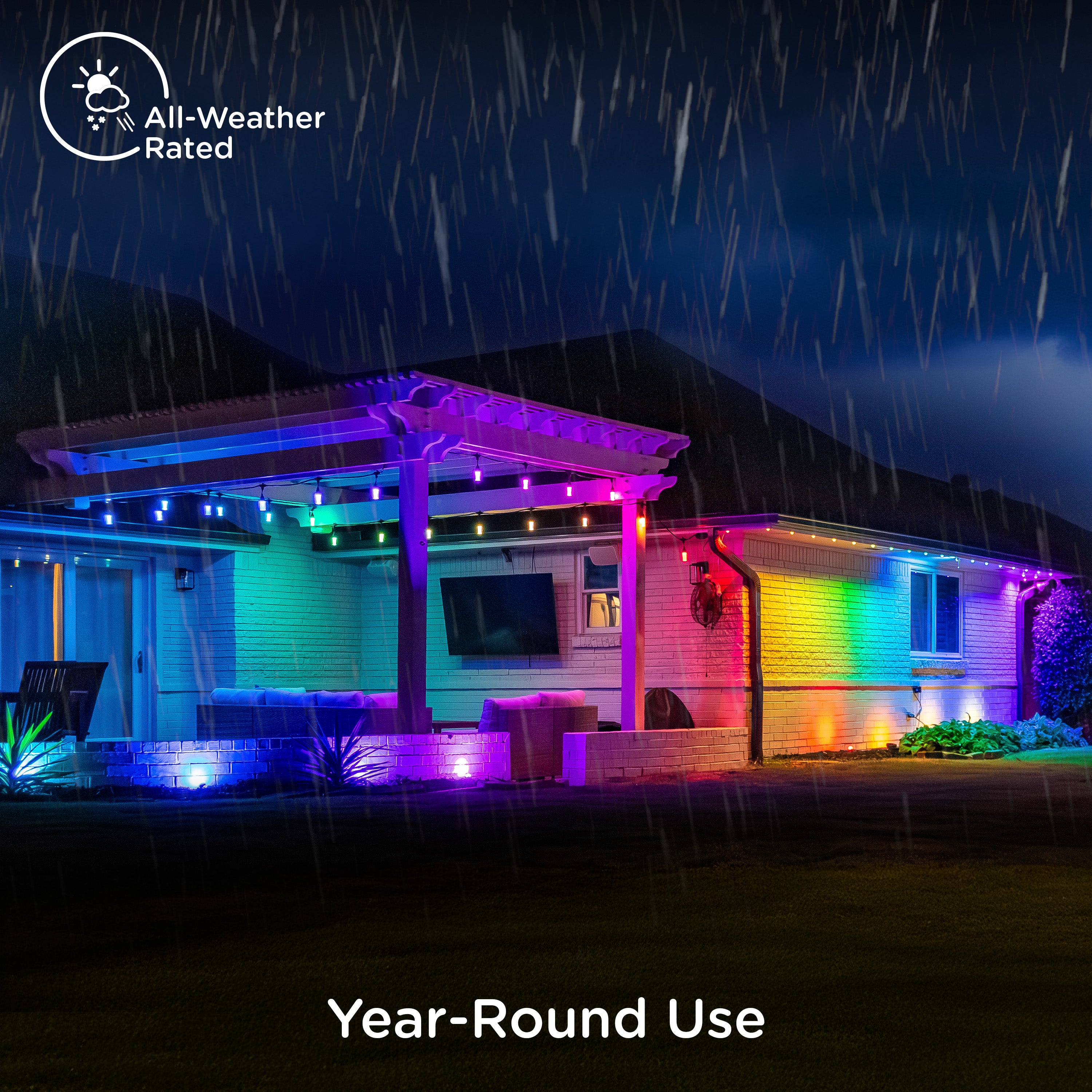 Enbrighten Vibe Wi‑Fi Matter Smart Plug Yard Stake
