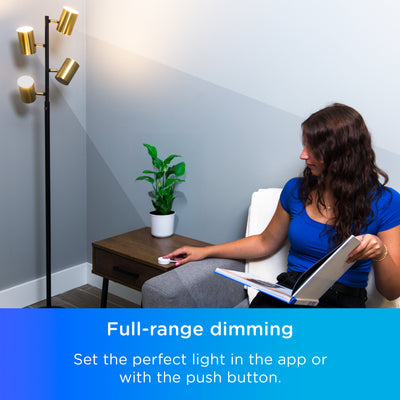 Enbrighten Indoor Smart Plug, 1 Polarized Outlet, Override with 5ft Lead