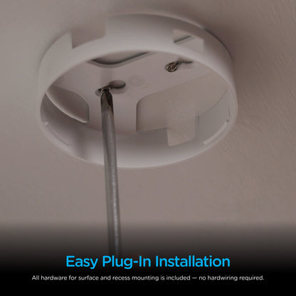 Enbrighten Color Changing Cabinet Puck Lights Plug-In, White