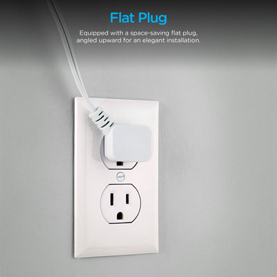 Enbrighten Color Changing Cabinet Puck Lights Plug-In, White
