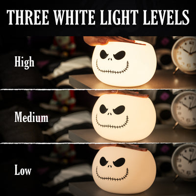 Disney Jack Skellington Color-Changing Tabletop LED Night Light, White