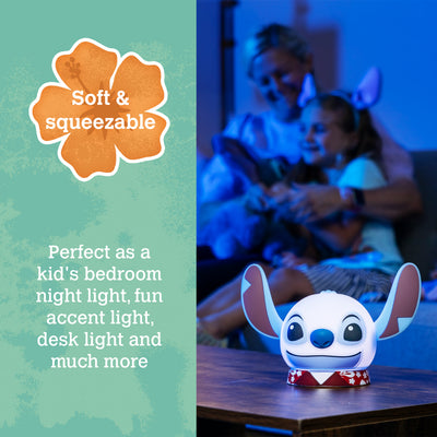 Disney Lilo and Stitch Squish'ems Dimmable Tabletop LED Night Light