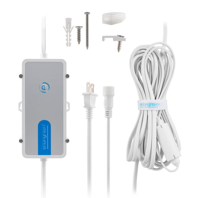 Enbrighten Eternity Eave Light Power Supply With Repeater, White (Renewed)