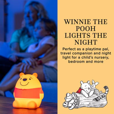 Disney Winnie the Pooh Squish’ems Dimmable Tabletop LED Night Light