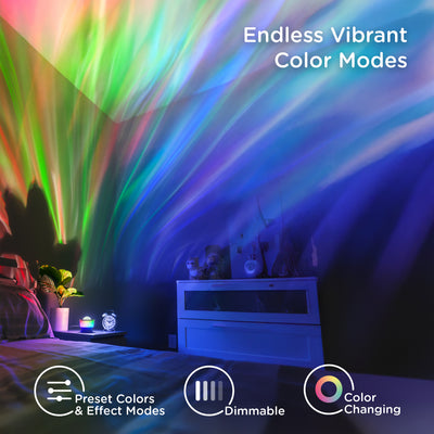 Enbrighten Galaxy Wave Projector Globe Light