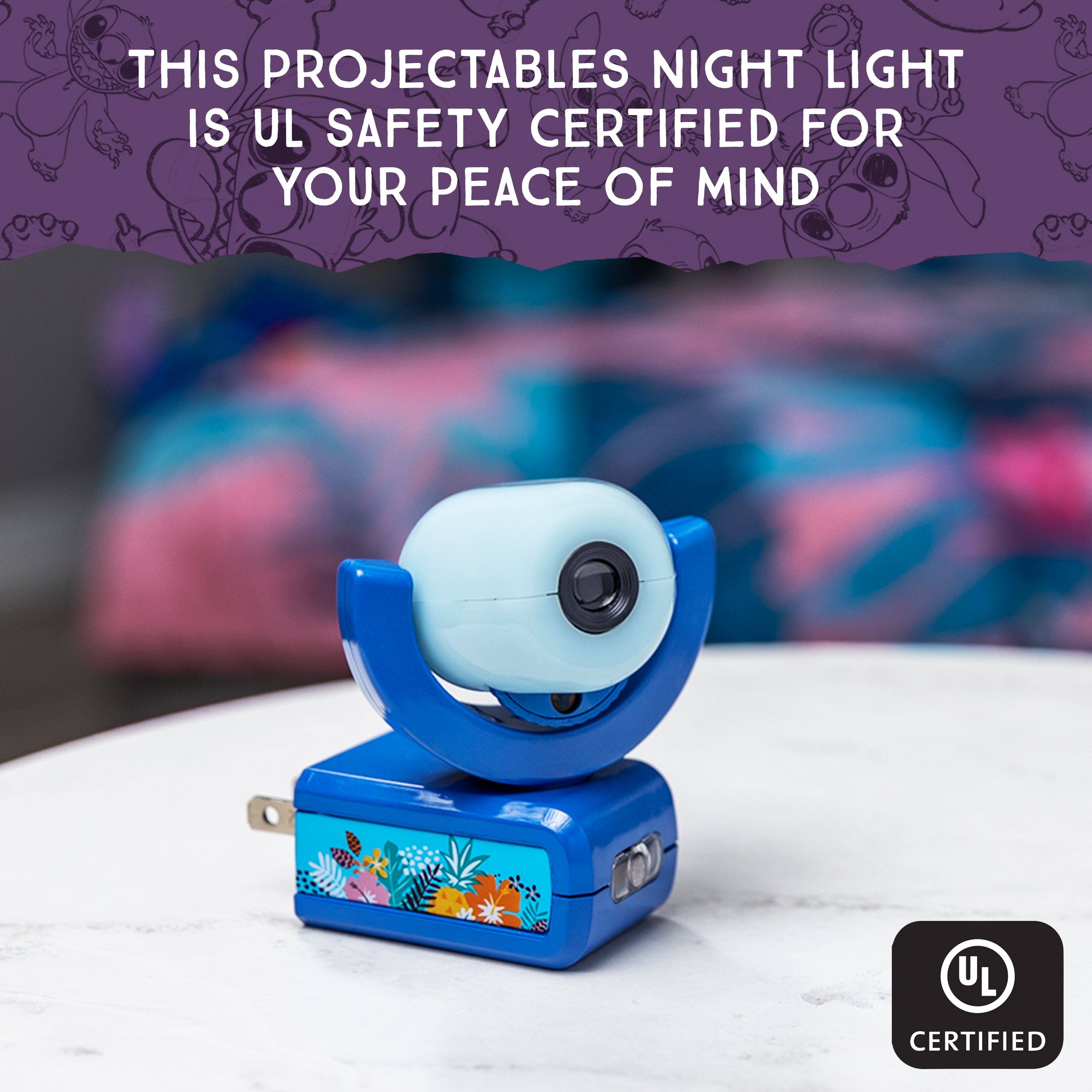 Disney Stitch Projectables LED Night Light