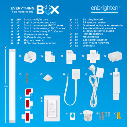 Enbrighten UltraBrite Rex Lights, 10 Light Bars