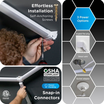 Enbrighten UltraBrite Hex Lights, 24 Light Bars