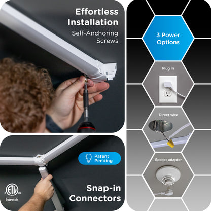 Enbrighten UltraBrite Hex Lights, 24 Light Bars