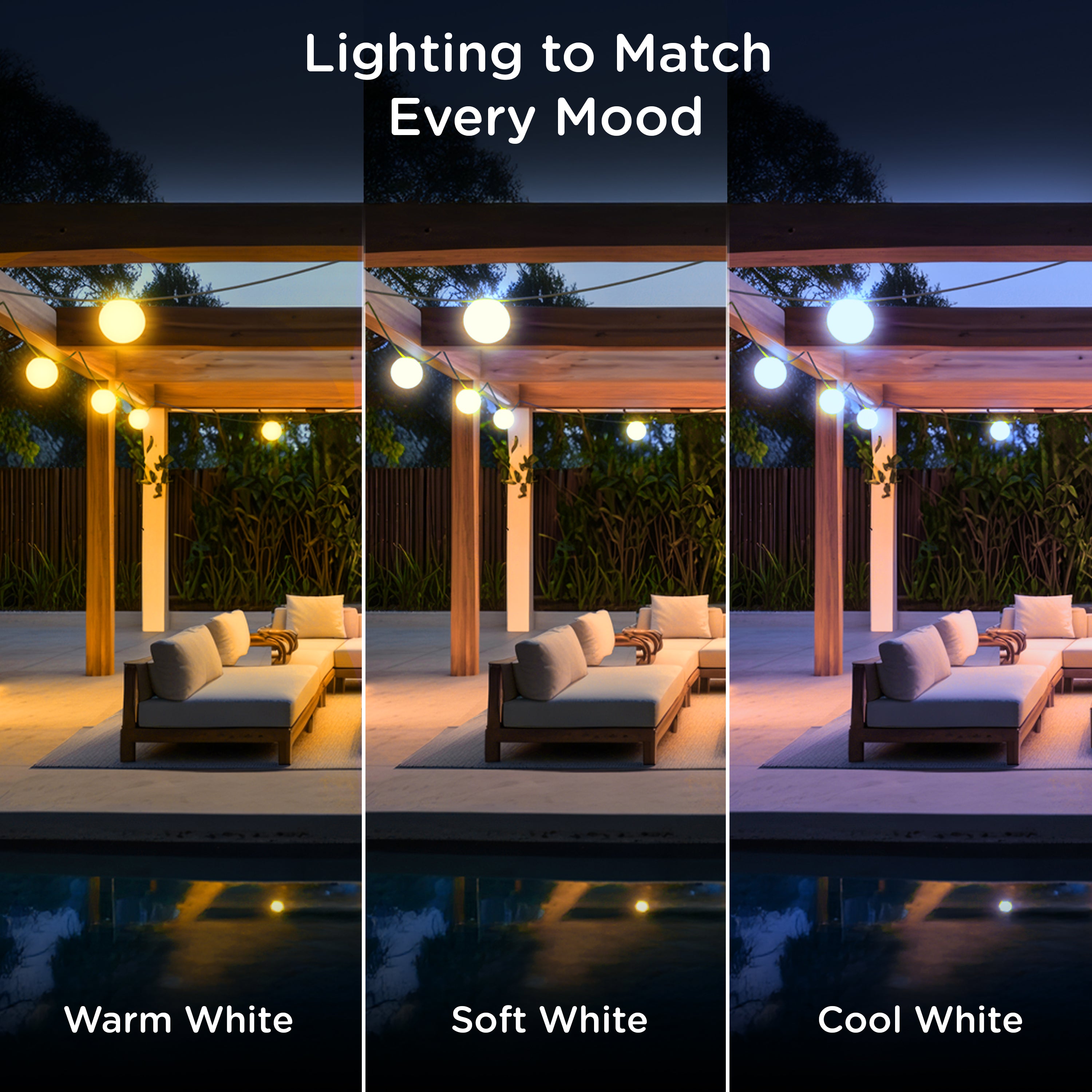 Enbrighten VIBE Wi-Fi Sphere Lights, 12 Lights, 57ft.