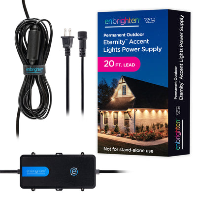 Enbrighten VIBE Eternity Accent Lights Power Supply, Black