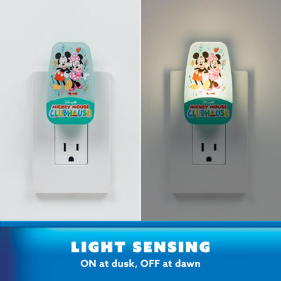 Disney Mickey Mouse Clubhouse Contempo Light-Sensing LED Night Light