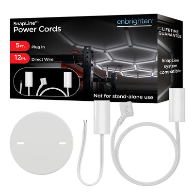 Enbrighten SnapLine Power Cords, Plug-In and Direct Wire