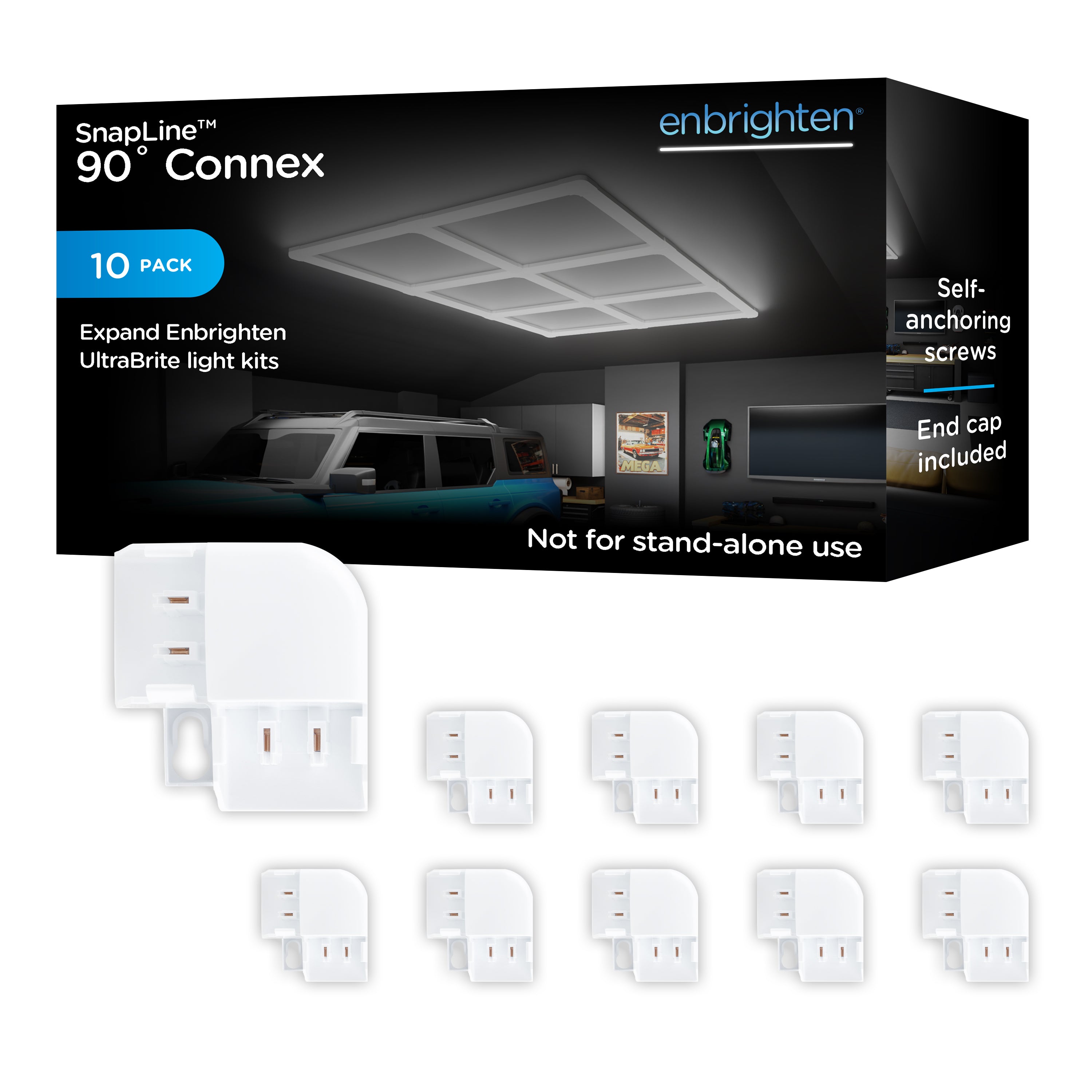 Enbrighten SnapLine 90-degree Connex 10 Pack