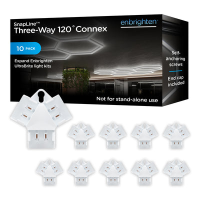 Enbrighten SnapLine Three-Way 120-degree Connex 10 Pack