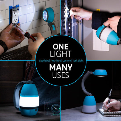 Enbrighten 3-in-1 Lantern, Teal