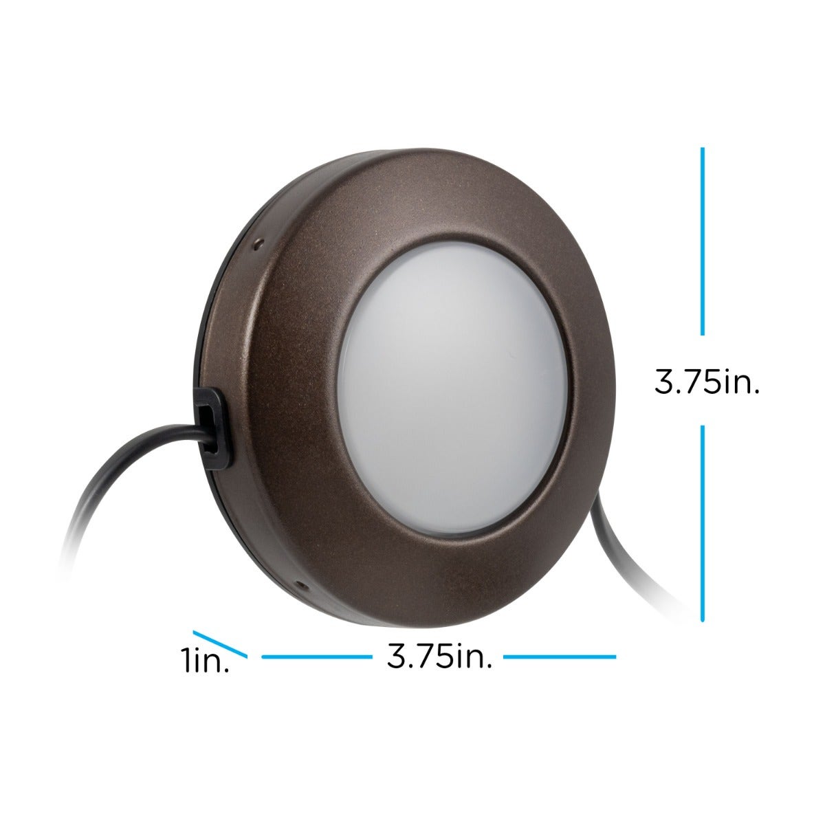Enbrighten Spectrum Indoor Color-Changing LED Puck Lights, 9 Lights, Up to 18in. Black Cord