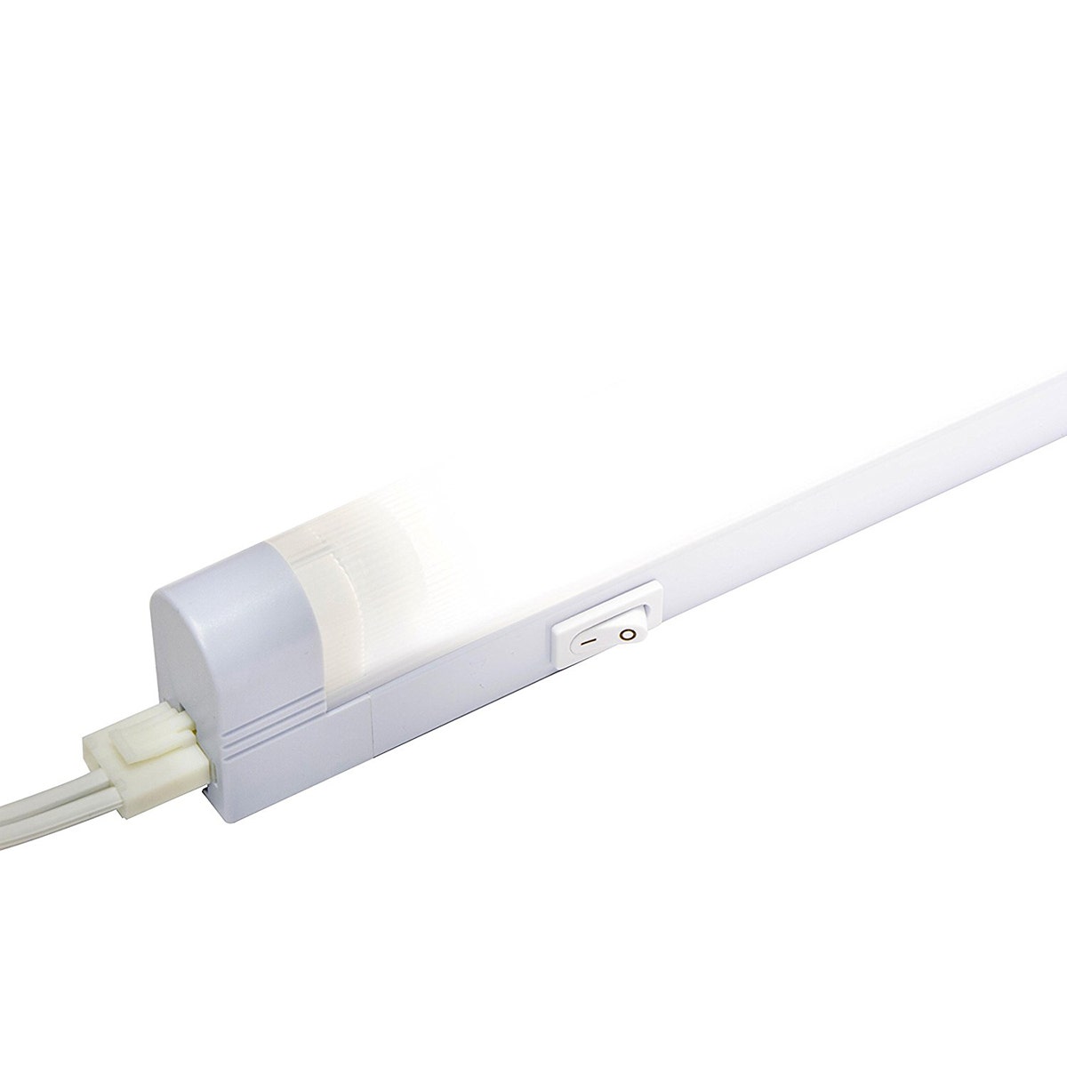 Enbrighten 36in. Plug-In Fluorescent Under Cabinet Light Fixture, White
