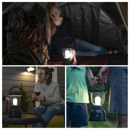 Enbrighten Weather Resistant Dimmable LED Lantern, Green