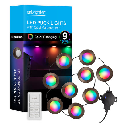 Indoor Spectrum Puck Lights