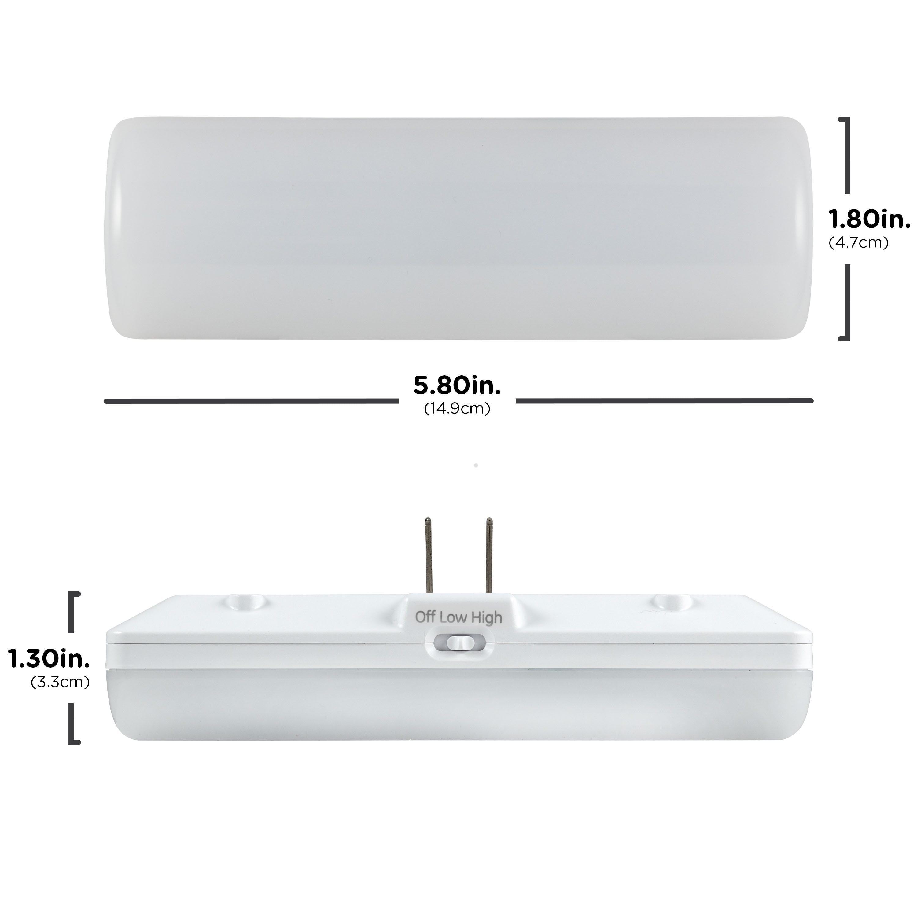 Enbrighten UltraBrite Oval LED Light Bar, White