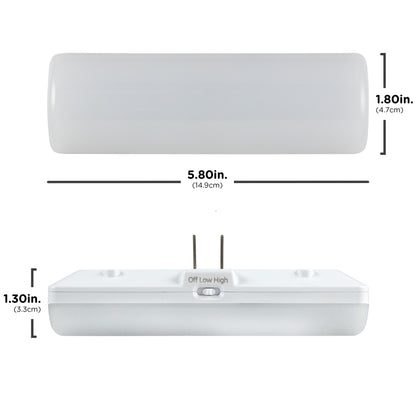 Enbrighten UltraBrite Oval LED Light Bar, White
