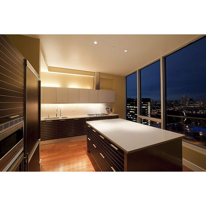 Enbrighten 12 in. Direct Wire LED Under Cabinet Light Fixture, White