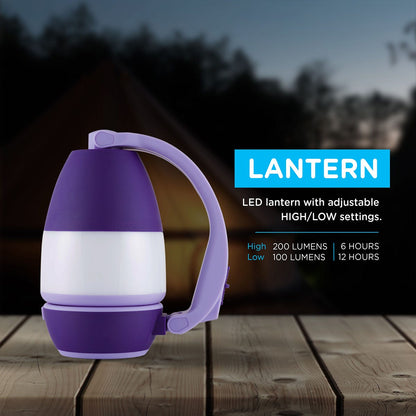 Enbrighten 3-in-1 Lantern, Purple