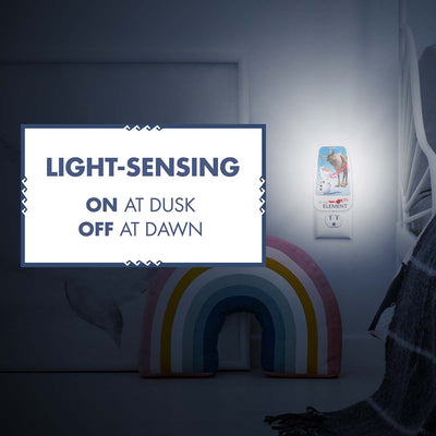 Disney Frozen II Light Sensing LED Night Light, White