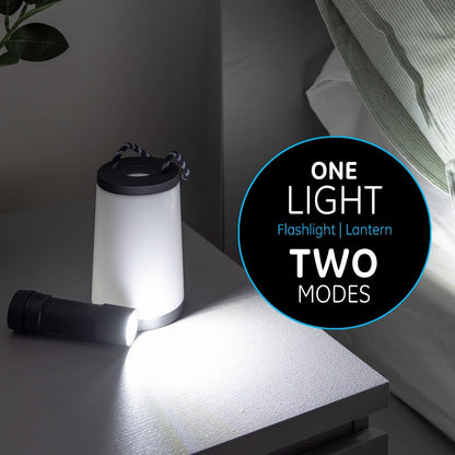 Enbrighten 2-in-1 LED Lantern, Black