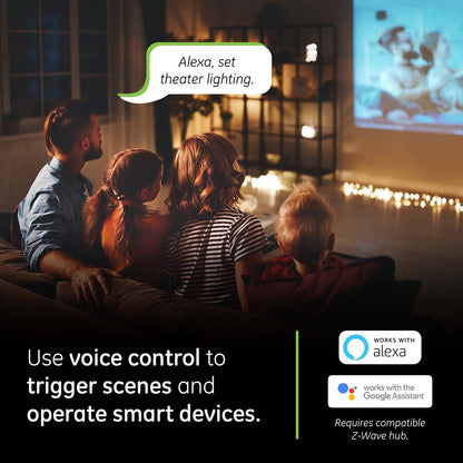 Enbrighten Z-Wave In-Wall Smart Toggle Switch with QuickFit™ and SimpleWire™, Light Almond